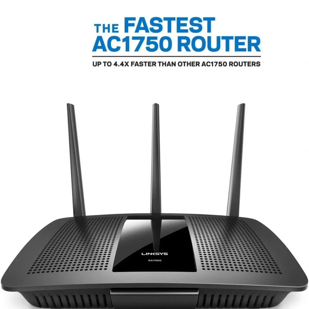 Linksys EA7300 Max-Stream: AC1750 Dual-Band Wi-Fi Router (New, Open Box)